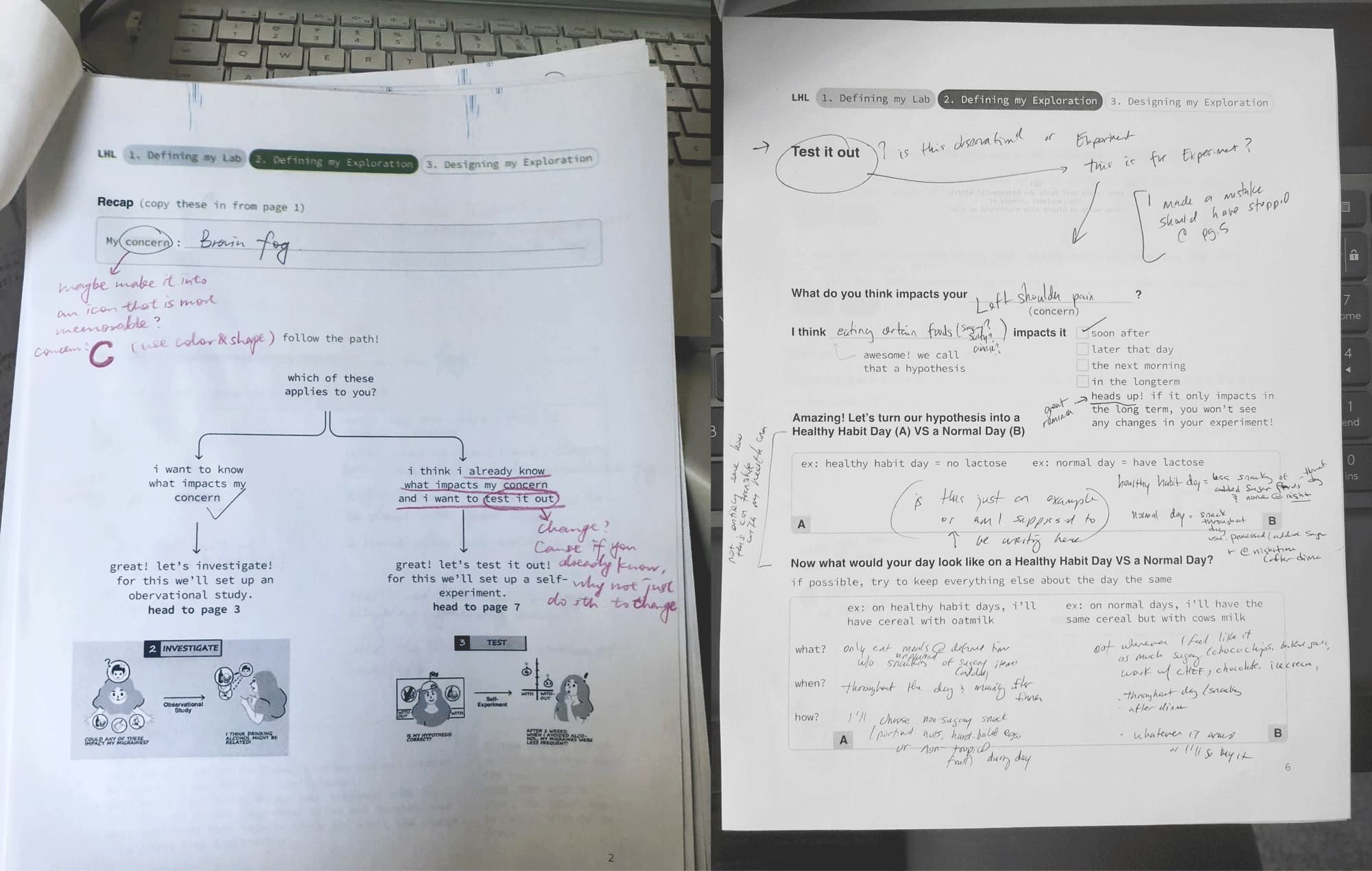 Paper prototype 1 of 3